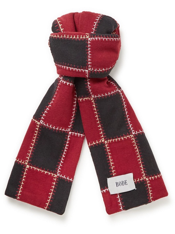 Photo: BODE - Patchwork Wool-Blend Scarf