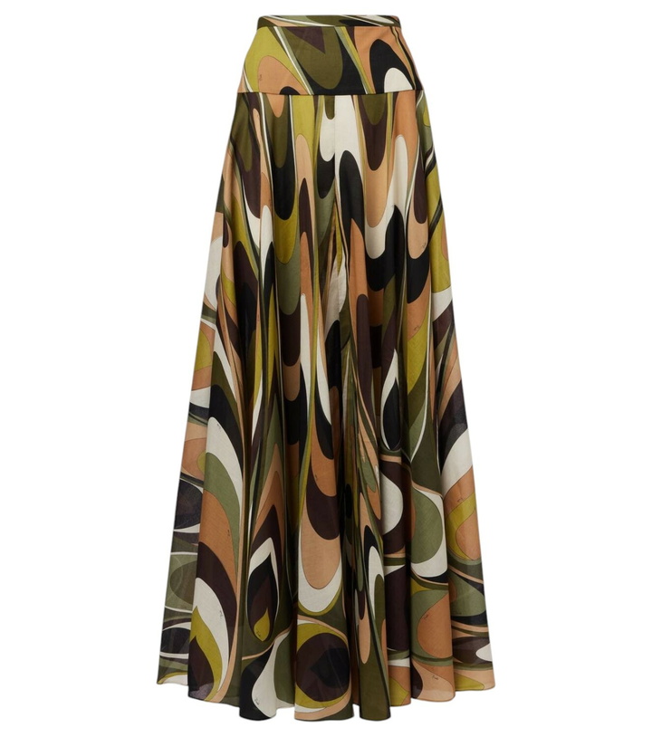 Photo: Pucci Onde cotton muslin maxi skirt
