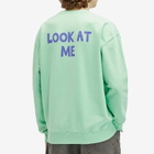 JW Anderson Men's JWA Back Print Sweatshirt in Spearmint