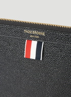 Thom Browne - Logo Tab Pouch in Black