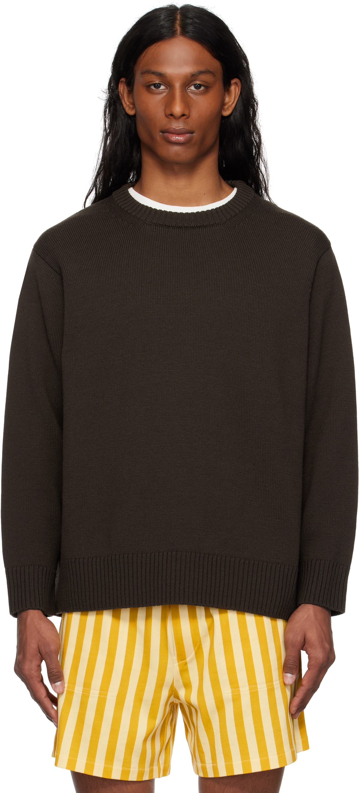 Bode Green Massachusetts Geo Sweater Bode Bode Green Massachusetts Geo Sweater Bode
