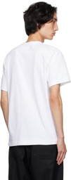 Comme des Garçons Homme Deux White Printed T-Shirt