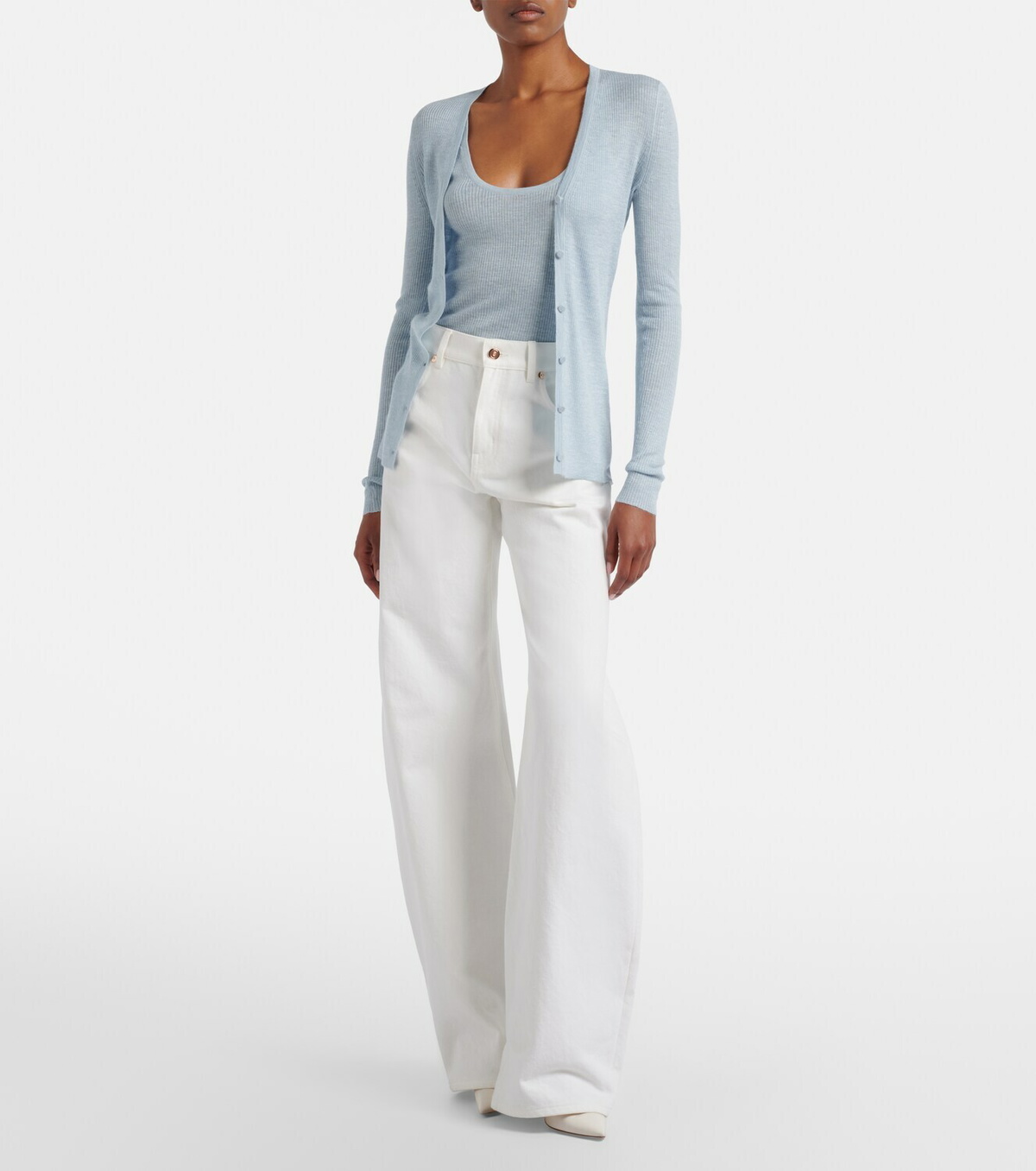 Gabriela Hearst Cinxia cashmere, silk, and hemp tank top