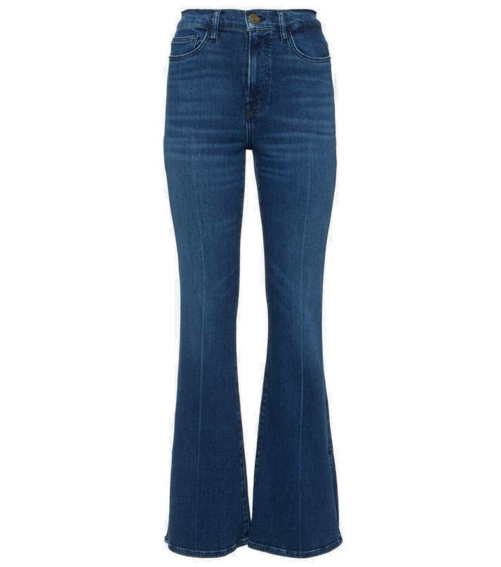 Photo: Frame Le Easy Flare high-rise flared jeans