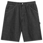 Neighborhood Men's Denim Painter Shorts in Black