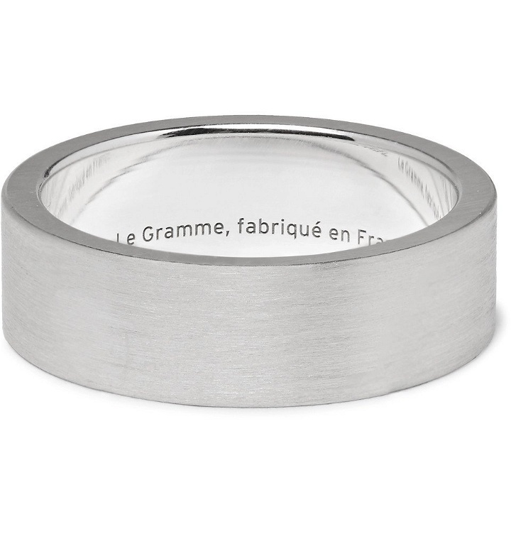Photo: Le Gramme - Le 11 Brushed Sterling Silver Ring - Silver