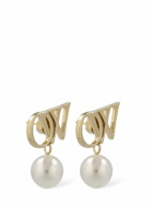 OFF-WHITE - Ow Brass & Faux Pearl Earrings