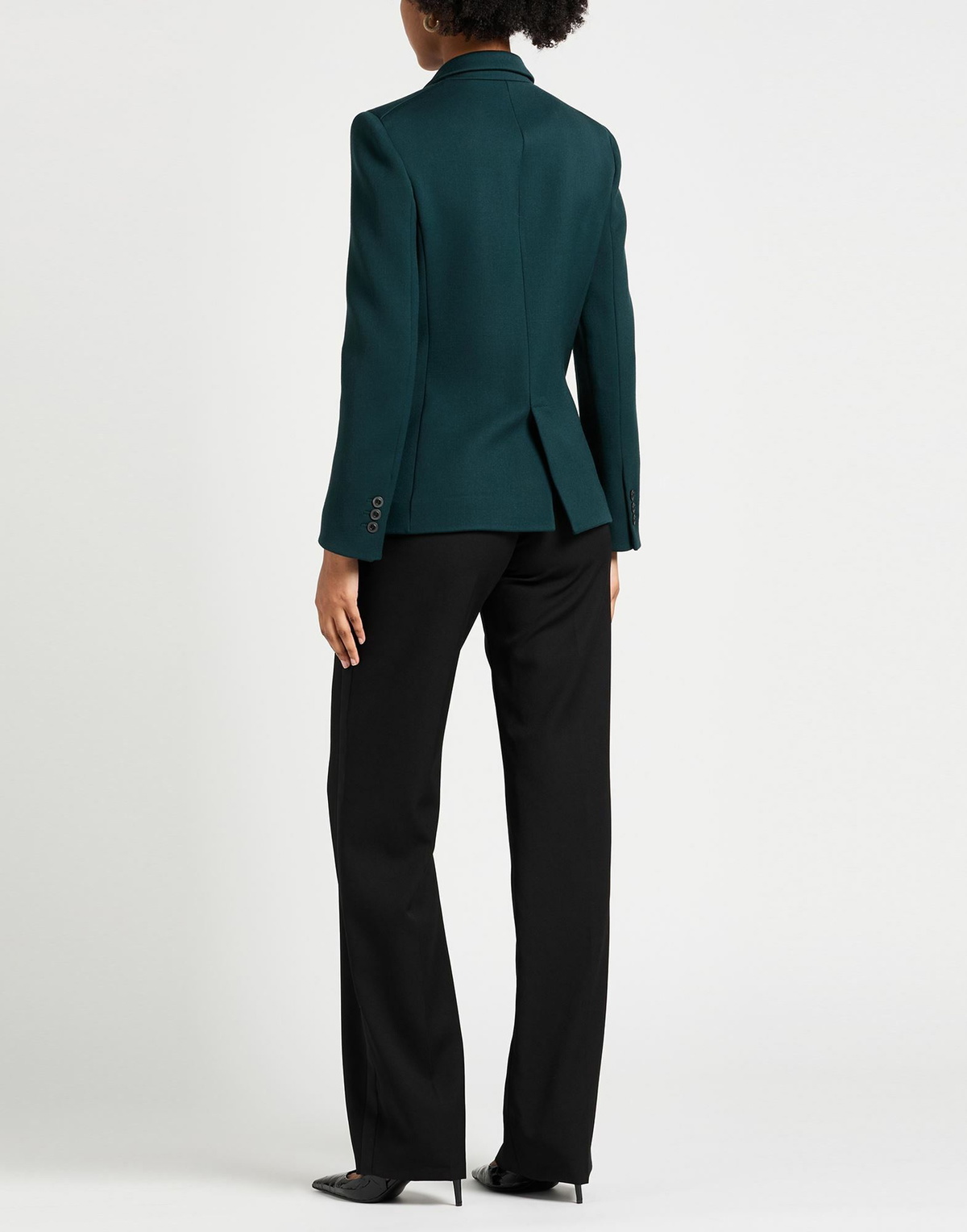 Giorgio Armani Womens Blazer Dark in Green