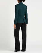 Giorgio Armani Womens Blazer Dark in Green