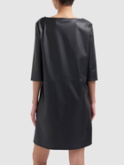 MAX MARA - Baiocco Faux Leather Mini Dress