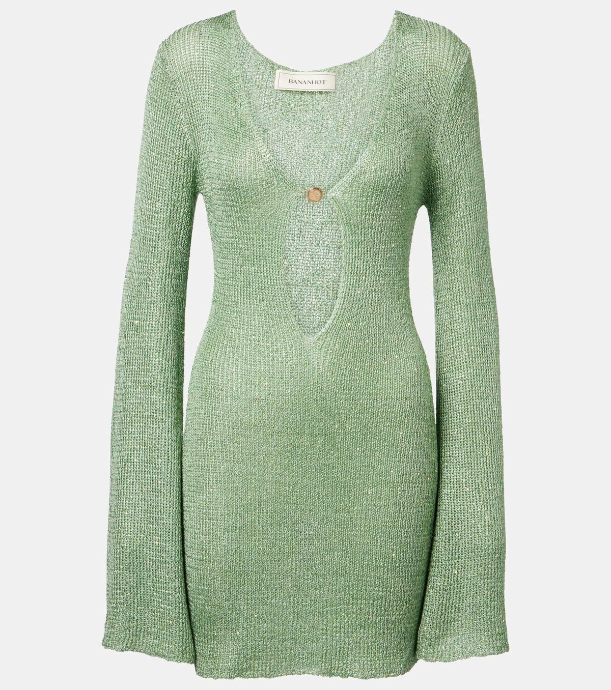 Bananhot Rey sequined knitted minidress