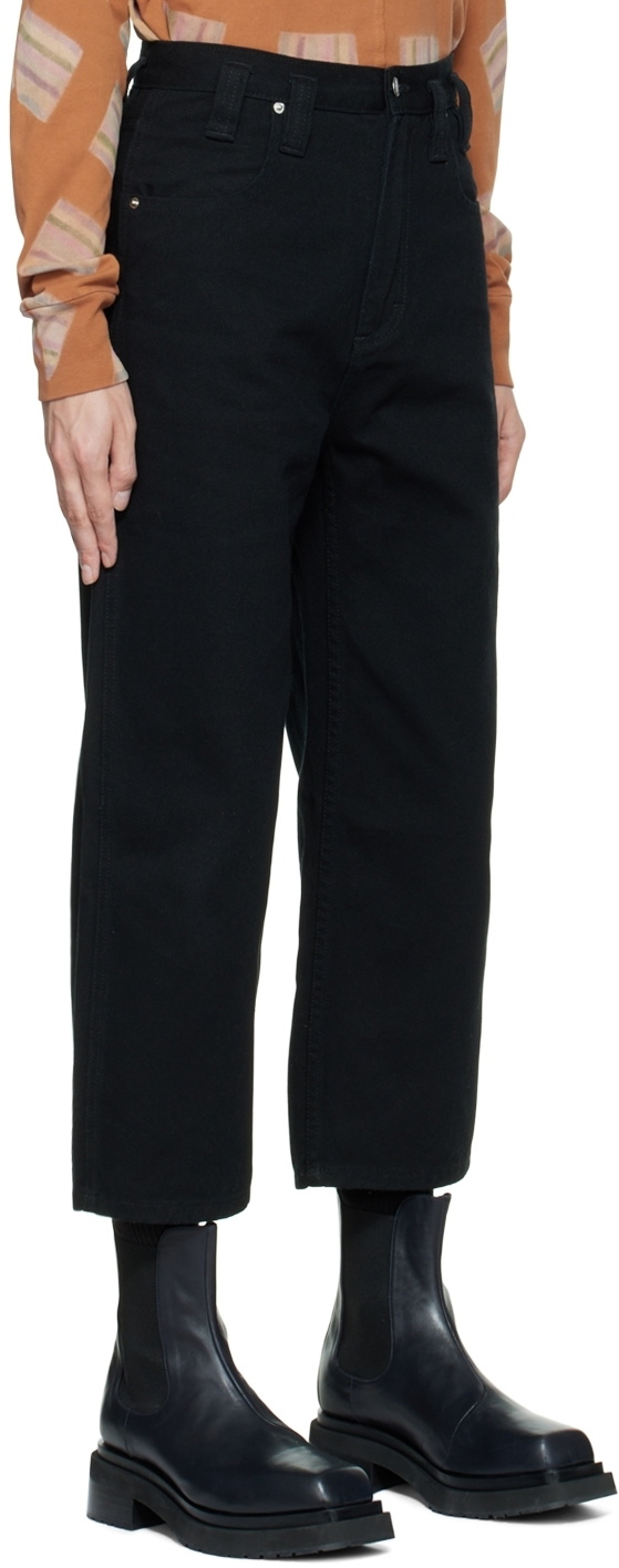 Eckhaus Latta Black Baggy Jeans