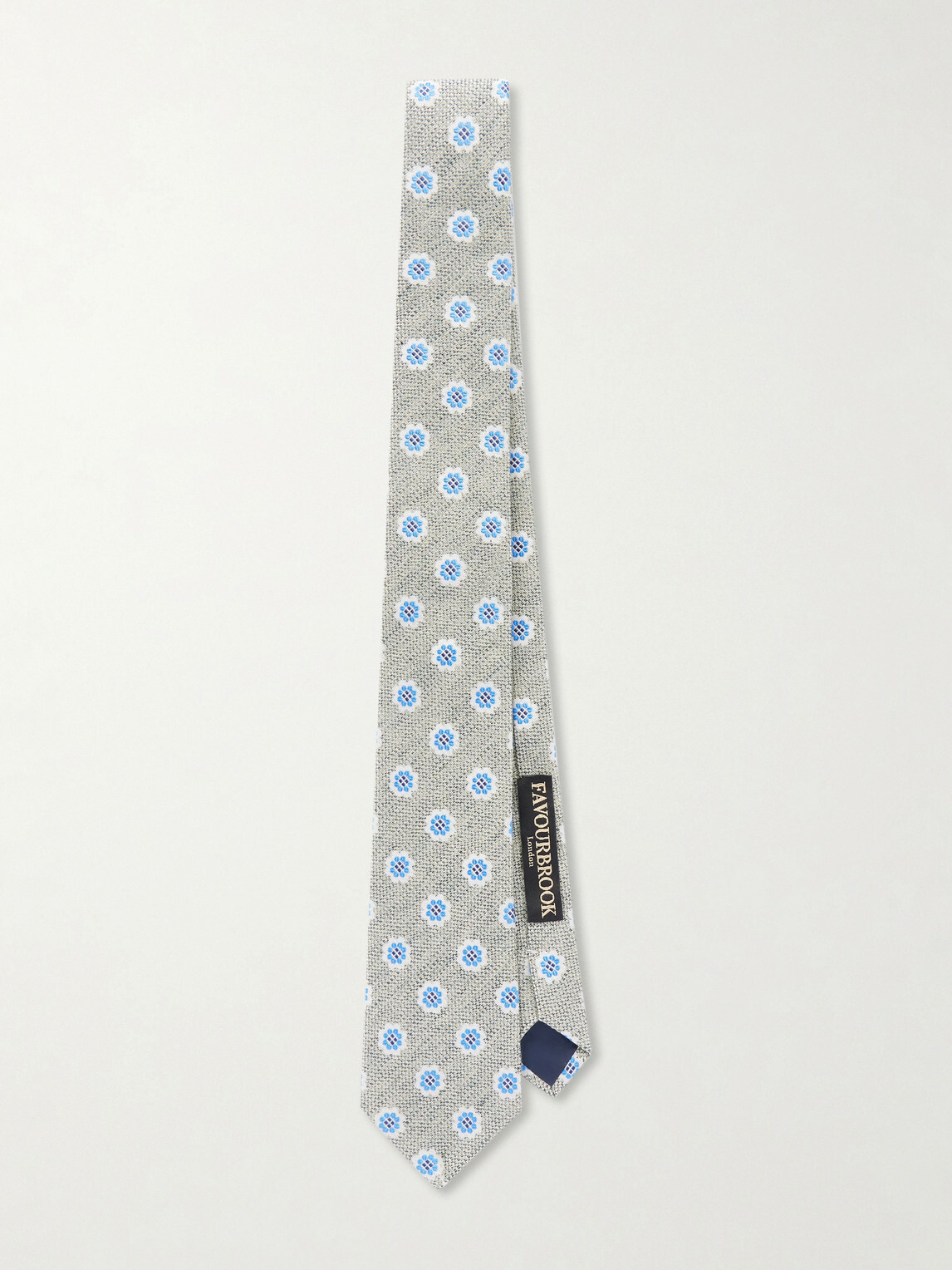 Favourbrook - Selworthy 8cm Cotton and Silk-Blend Jacquard Tie