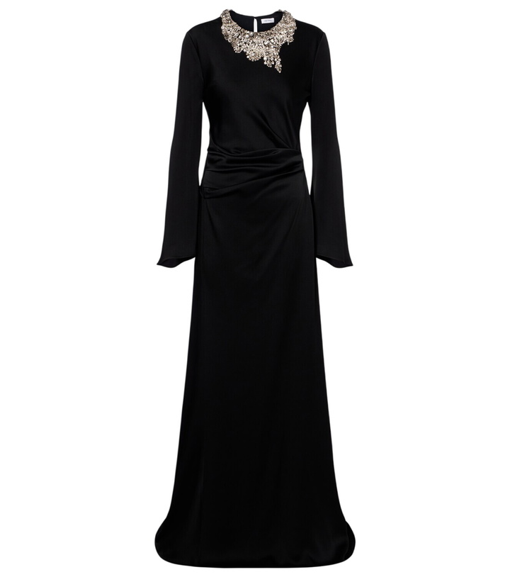 ALEXANDER MCQUEEN - Long Silk Chiffon Dress Alexander McQueen