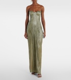 Maria Lucia Hohan Jasleen strapless silk tulle corset gown