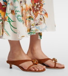 Jimmy Choo Emeri embellished suede sandals
