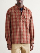 FrizmWORKS - Checked Cotton Shirt - Orange