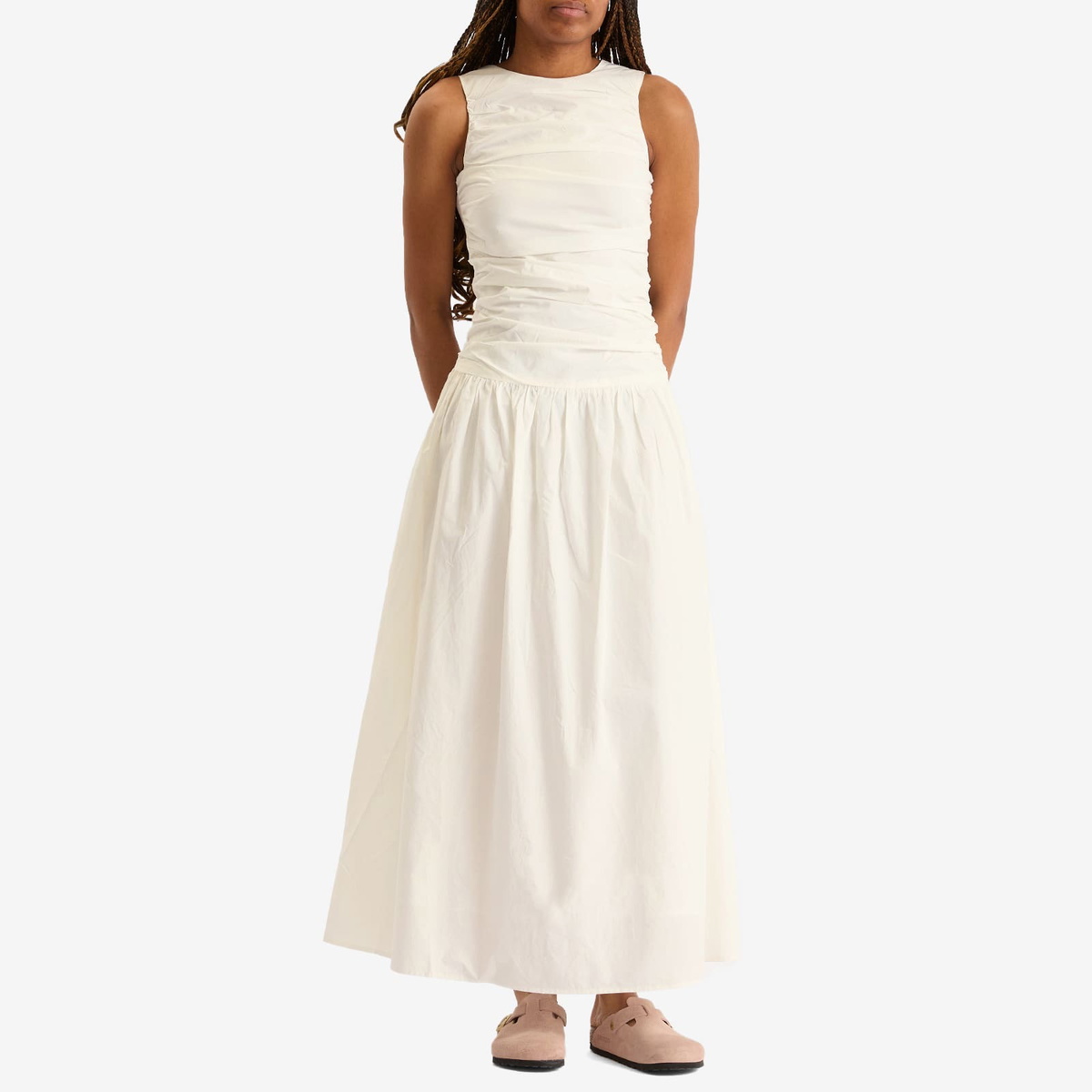 4th & Reckless Women's Zendaya Midi Dress in White