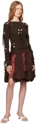 J.Kim Brown Petal T-shirt