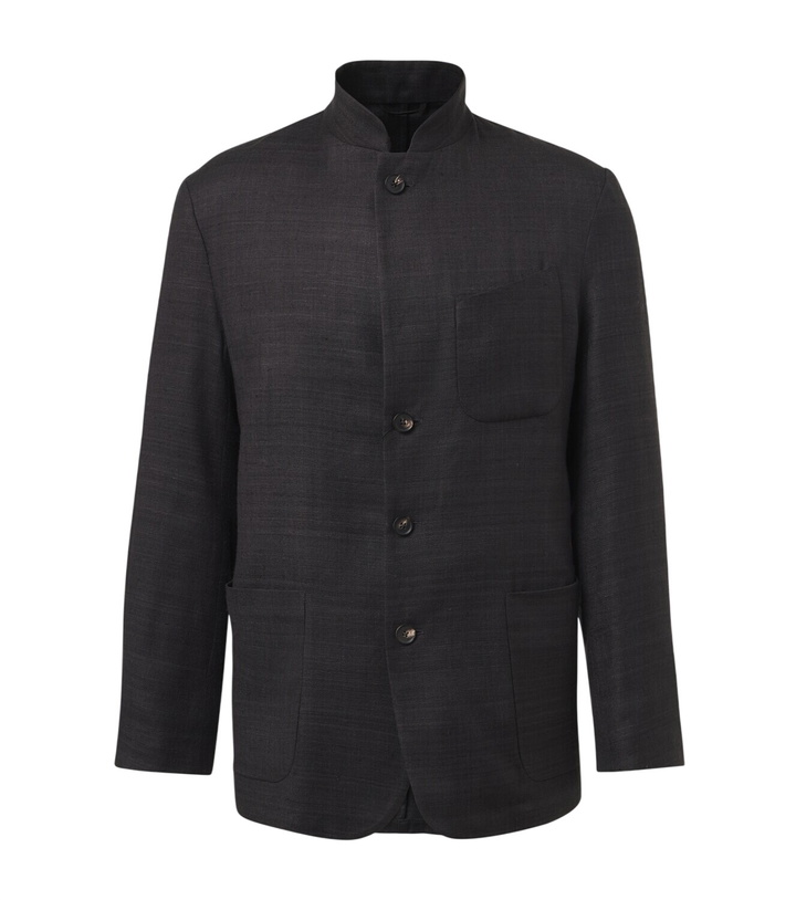 Photo: Saman Amel Nehru silk jacket