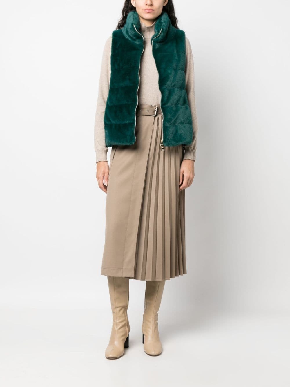 HERNO Highneck Padded Vest Herno