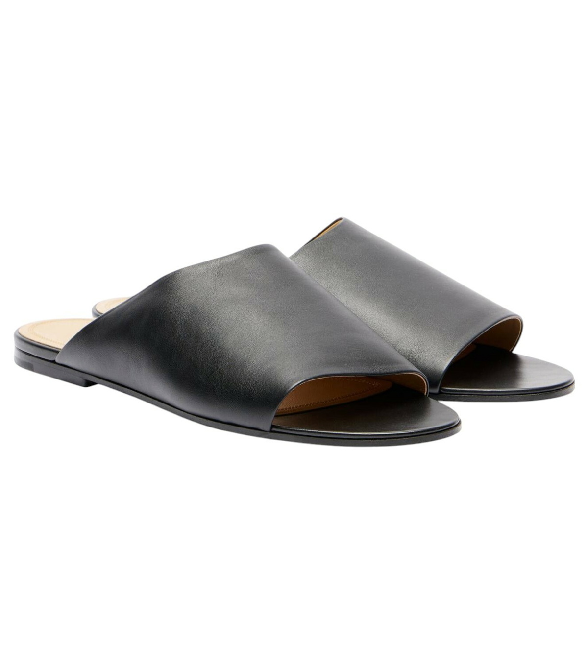 スリッポン THE ROW BLACK RUBBER FOAM SLIPPERS The Row Black Rubber Foam Slippers The Row