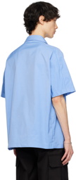 Valentino Blue Paneled Shirt