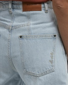 ROTATE Birger Christensen Cargo Denim Pants Blue Womens Jeans