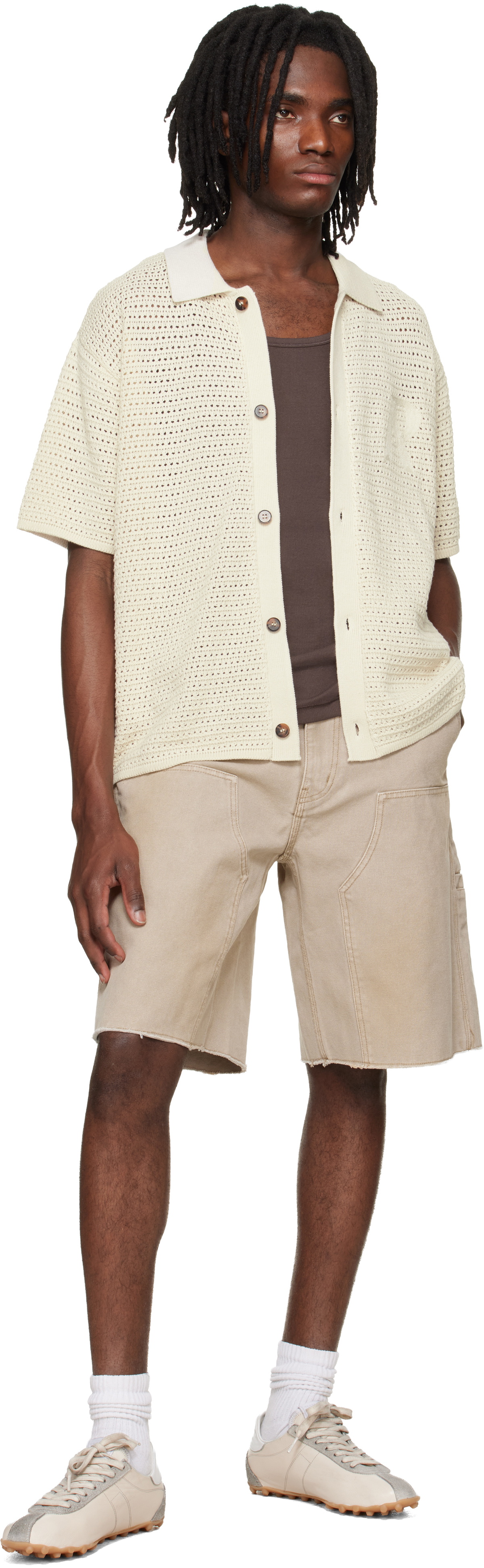 Represent Off-White Pico Knit Shirt