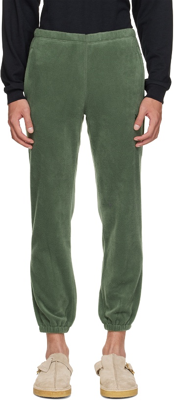Photo: NEEDLES Green Zipped Lounge Pants