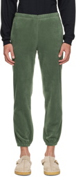 NEEDLES Green Zipped Lounge Pants