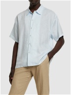 COMMAS - Oversize Linen Short Sleeve Shirt
