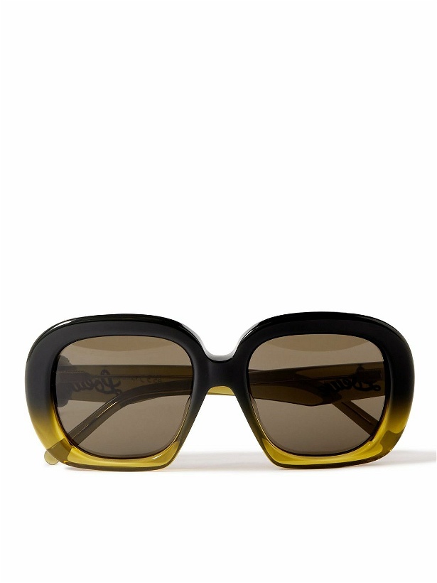 Photo: LOEWE - Curvy Round-Frame Acetate Sunglasses