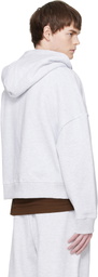 Entire Studios Gray Eternal Zip Hoodie