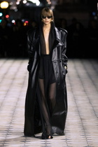 Saint Laurent - Leather trench coat