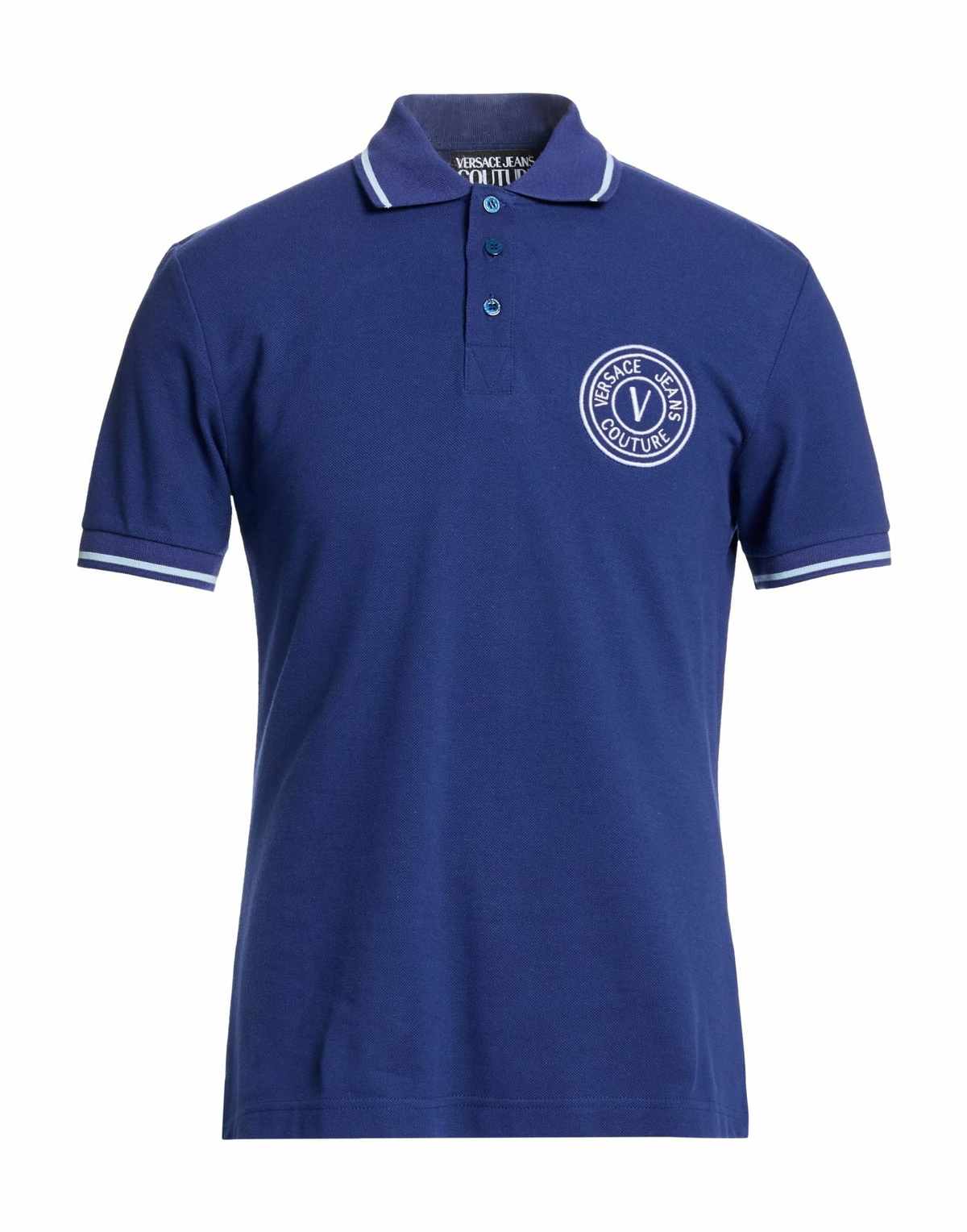 Versace Jeans Couture Mens Polo shirt in Blue