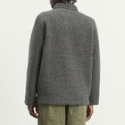 Universal Works Men's Wool Fleece Field Jacket in Grey Marl