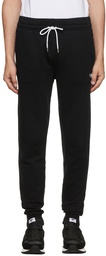 Maison Kitsuné Black Tricolor Fox Lounge Pants