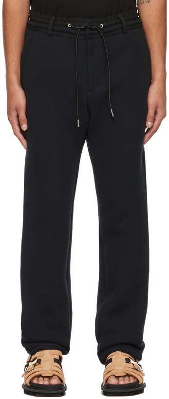 Photo: Sacai Black Sponge Lounge Pants