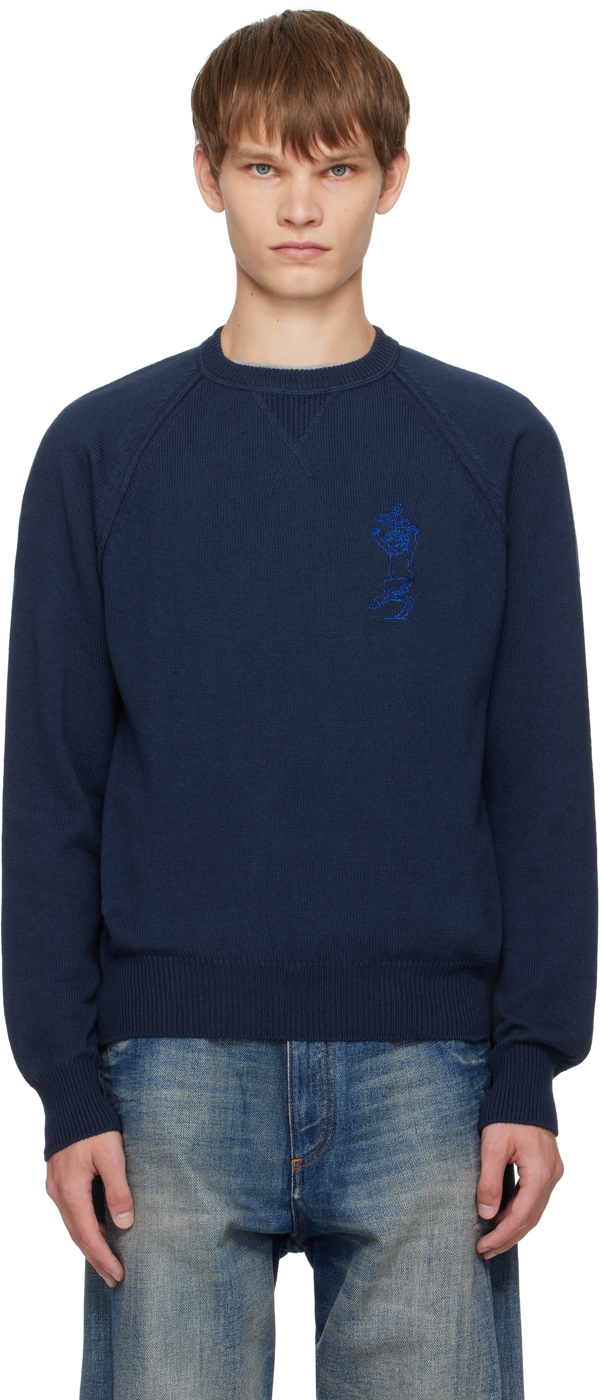 Vivienne Westwood Blue Alex Sweater Vivienne Westwood Vivienne Westwood Blue Alex Sweater Vivienne Westwood