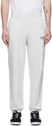 Sporty & Rich Grey Upper East Side Lounge Pants