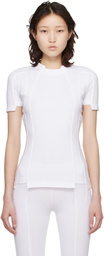 VETEMENTS White Cut-Up Baby T-shirt