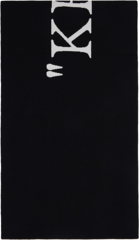 Photo: Off-White Black & White 'Keep Warm' Scarf
