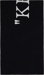Off-White Black & White 'Keep Warm' Scarf