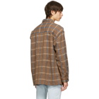 Levis Made and Crafted Brown Mountain Shirt