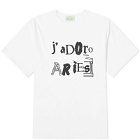 Aries Women's J'Adoro Ransom T-Shirt in White