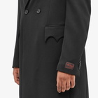 Raf Simons Men's Classic Double Breasted Coat in Black