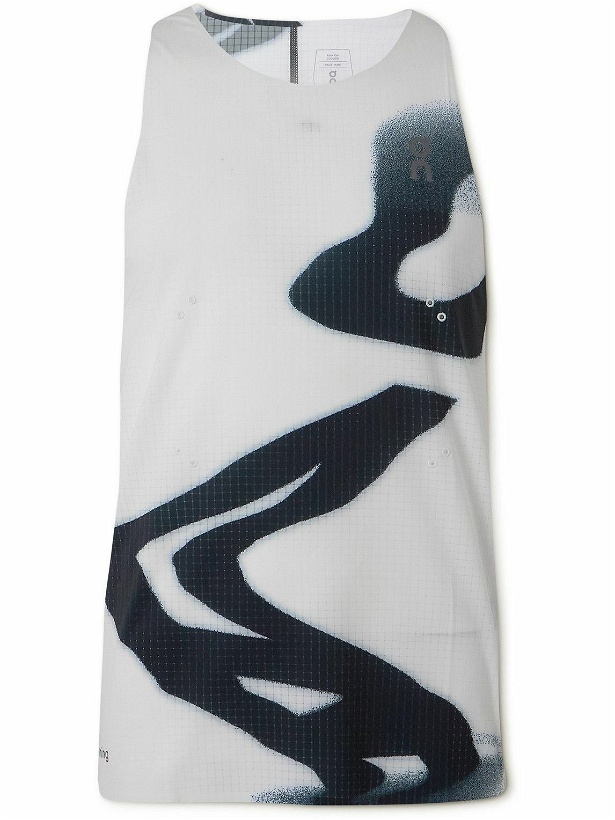 Photo: ON - Energy Printed Stretch Recycled-Jersey Tank Top - White