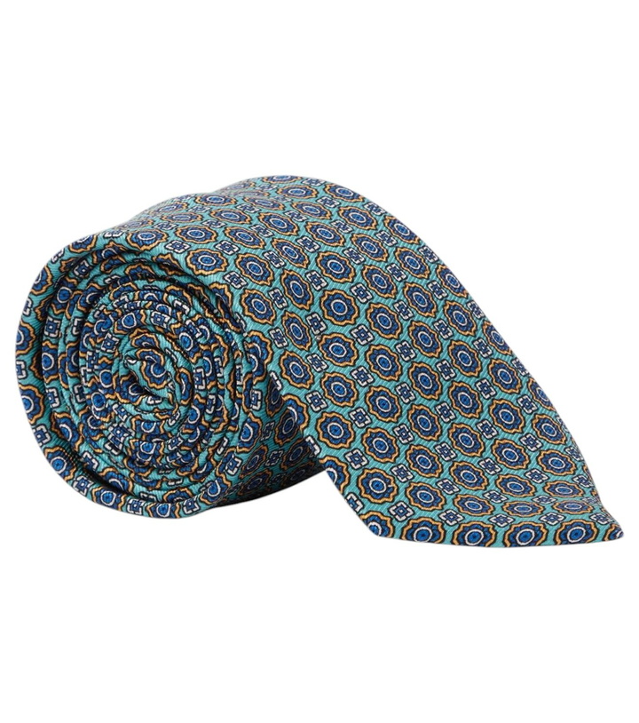 Photo: Kiton Printed silk tie