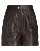 Maje Womens Shorts & Bermuda Shorts Dark in Brown